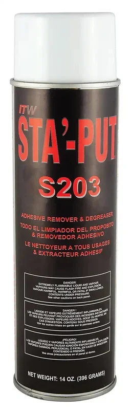 AP Products 001-S203 Adhesive Remover STA’-PUT Used To Remove Adhesives, Grease, Oi