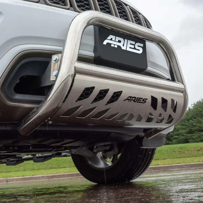 ARIES 35-1002 – 3 Polished Stainless Bull Bar, Select Jeep Grand Cherokee