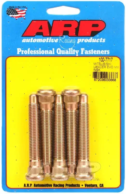 ARP Auto Racing 100-7717 Wheel Stud 12 Millimeter x 1.5 Inch Thread Size 3.000 Inch