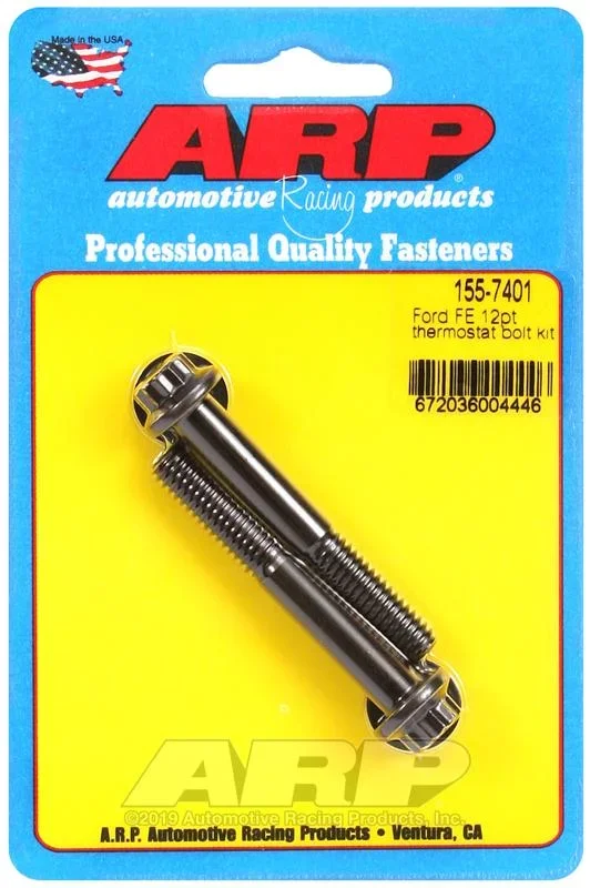 ARP Thermostat Hsg Bolt Kit | Multiple Ford Fitments (155-7401)