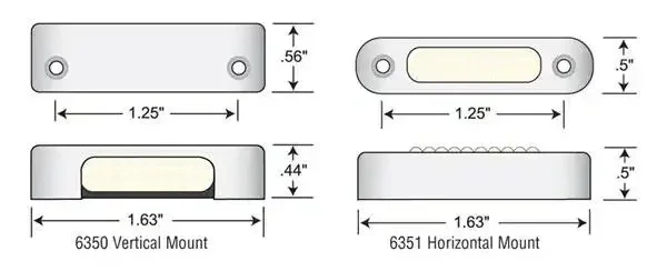 ATTWOOD MARI 6350W7 ASM-LT INT MICRO WHT VERT