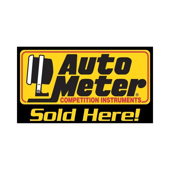 AutoMeter 0248 – WINDOW CLING, STORE FRONT (8″X4.5″), ‘AUTOMETER SOLD HERE’