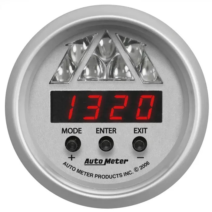 AutoMeter 4387 – GAUGE, TACHOMETER, DIGITAL RPM W/ LED SHIFT LIGHT, ULTRA-LITE