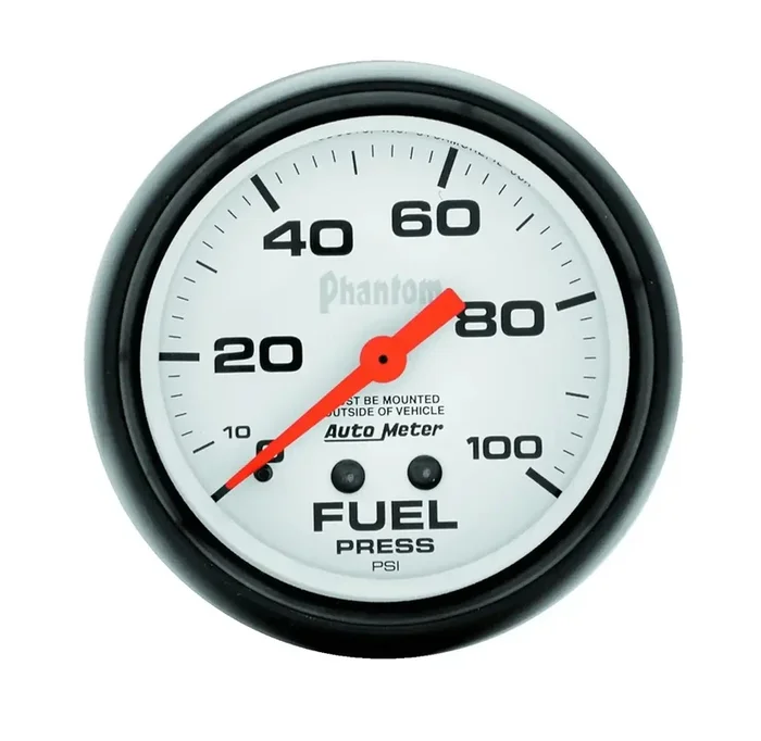AutoMeter 5812 – Traditional incandescent lighting illuminates around the perimeter of dial