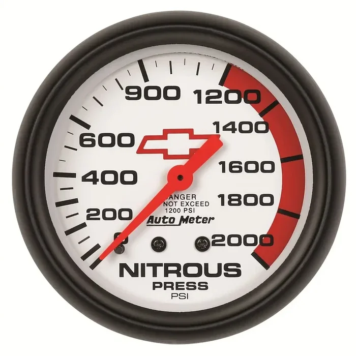 AutoMeter 5828-00406 – Traditional incandescent lighting illuminates around the perimeter of dial