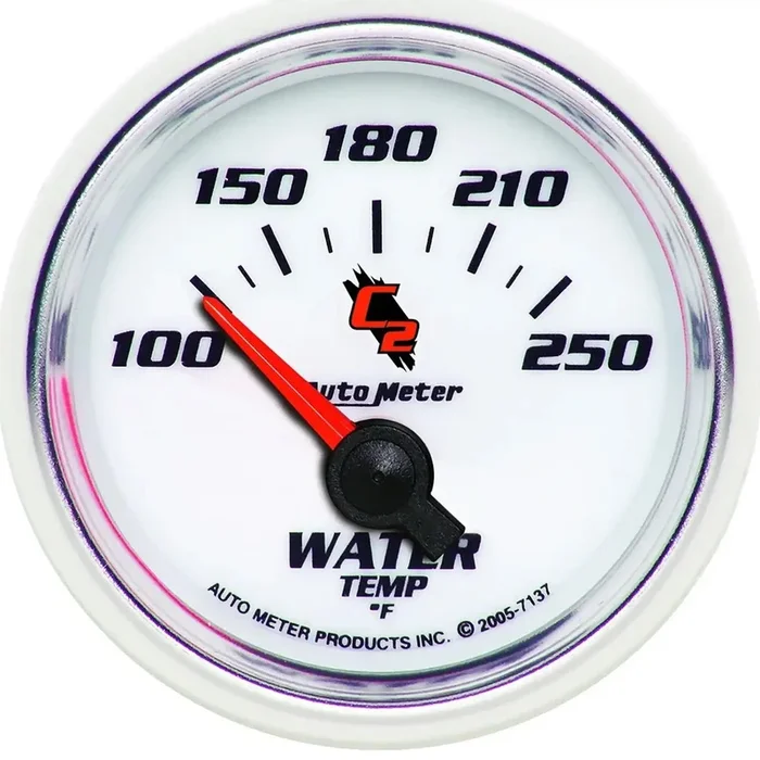 AutoMeter 7137 – GAUGE, WATER TEMP, 2 1/16″, 100-250?F, ELECTRIC, C2