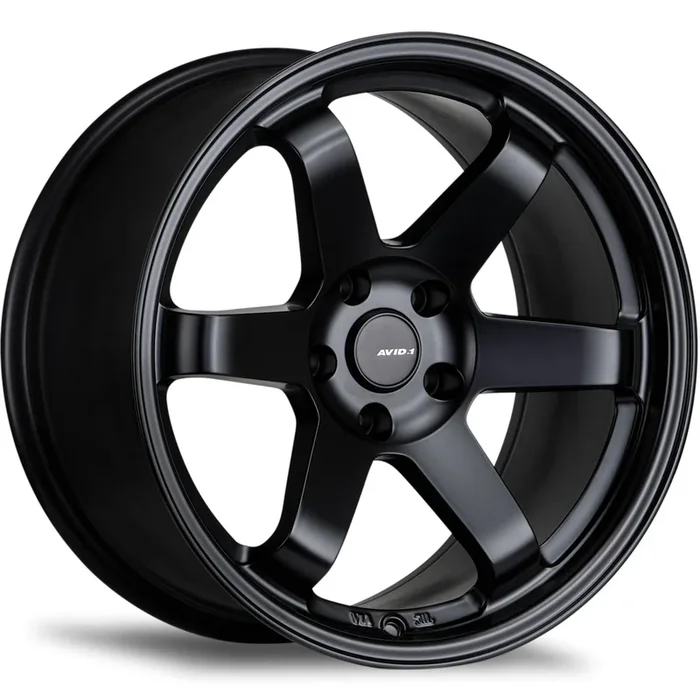 AVID1 AV6 Matte Black 17×8 | 5×114.3 (AV0617805H35BK)