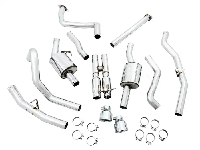 AWE 3015-32004 AWE 0FG CATBACK RAM TRX – CHROME TI