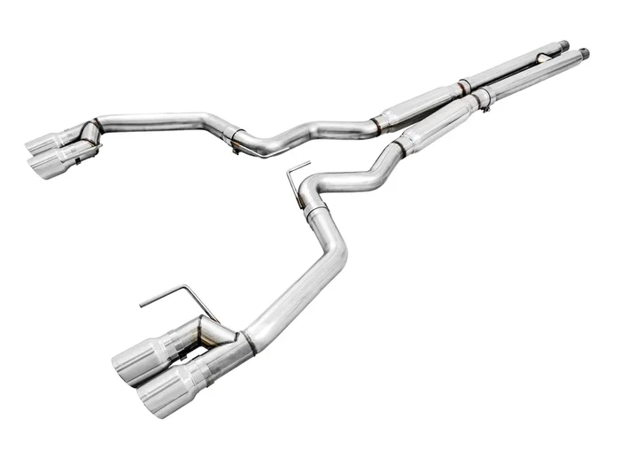 AWE Exhaust Ford Mustang GT (18-23) Bullitt (19-20) S550 Catback w/ 4” Tips – Track or Touring