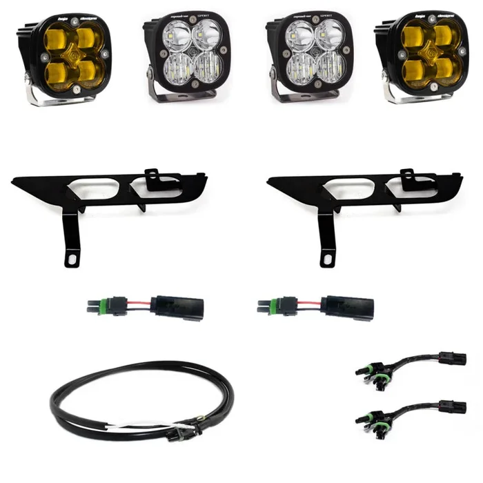 Baja Designs 2021+ Ford F-150 Sport Series Fog Pocket Kit – Clear