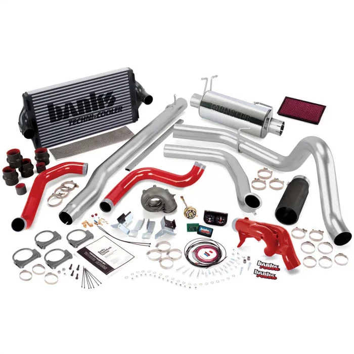 Banks Power 99 Ford 7.3L F250/350 Man PowerPack System – SS Single Exhaust w/ Black Tip