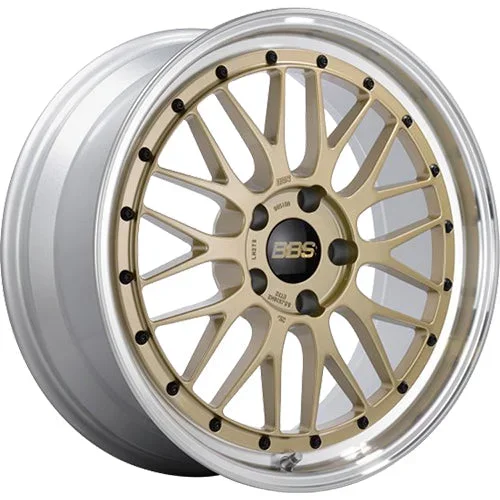 BBS Wheels LM Gold w/ Diamond Cut Machined Lip 19×9 | 5×120 (LM403GPK)
