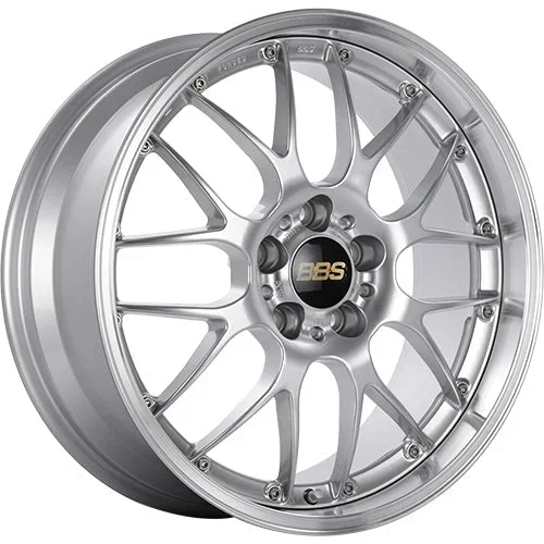 BBS Wheels RSGT Diamond Silver w/ Diamond Cut Machined Lip 20×10 | 5×112 (RS992DSPK)