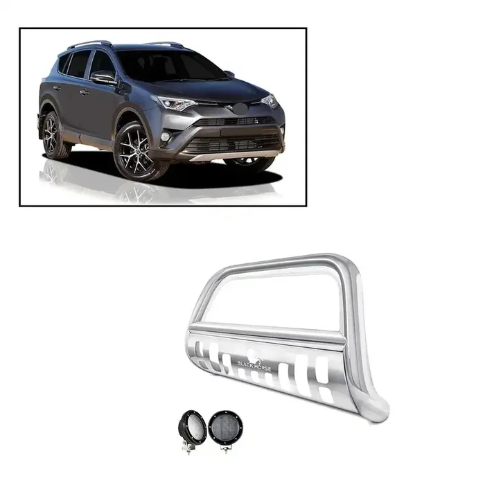 Black Horse Off Road BB093904-SP-PLFB Stainless Steel Skid Plate Does not interfere with sensors