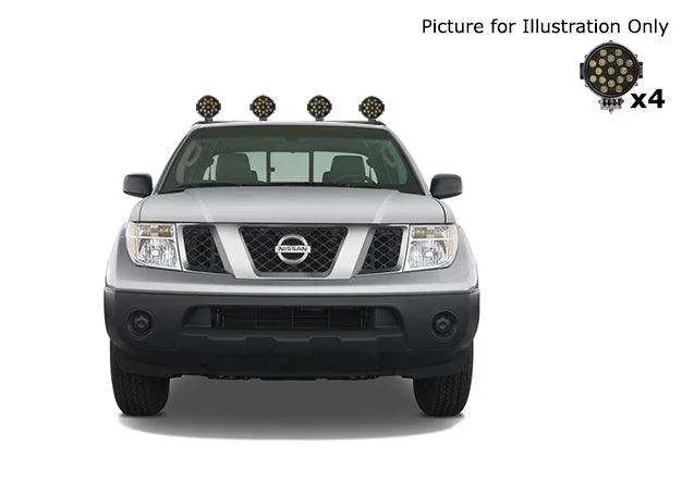 Black Horse Off Road RB007SS-PLB Stainless Steel Raised Base to Accommodate Tonneau Cover