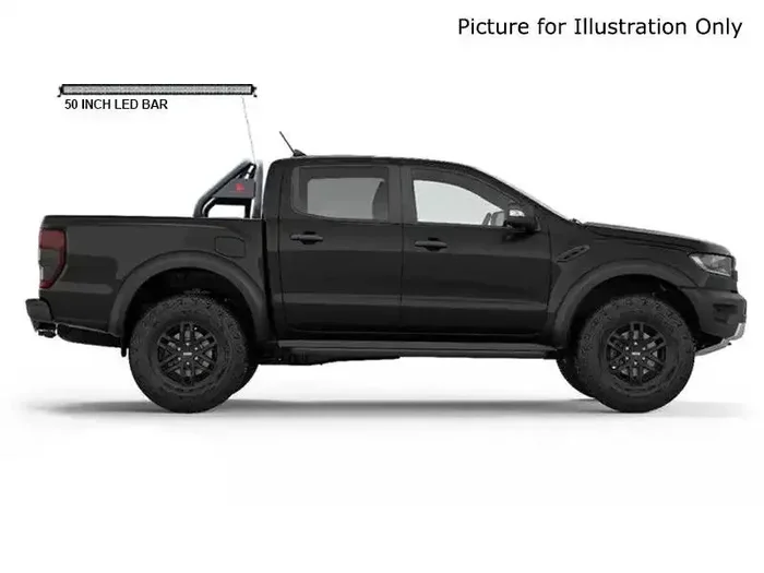 Black Horse Off Road RB11BK-KIT Steel FLAT BASE WITH LED BRAKE LIGHT