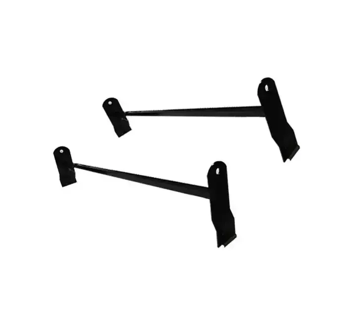 Black Horse Offroad TR-WRG2 Ladder Rack 150 Pound Capacity Rail System Mount Direc