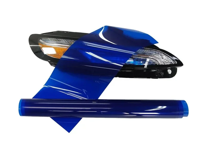 Blue Headlight/Taillight Transparent Lens Film Kit