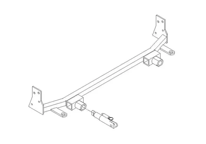Blue Ox BX1014 Tow Bar Base Plate Incl. Removable Attachment Tabs Install Rating 3.
