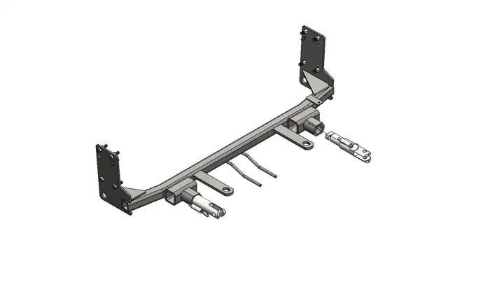 Blue Ox BX1854 Tow Bar Base Plate Incl. Removable Attachment Tabs Install Rating 3.