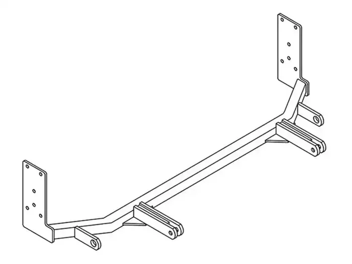Blue Ox BX1959 Tow Bar Base Plate Incl. Standard Attachment Tabs Install Rating 4.