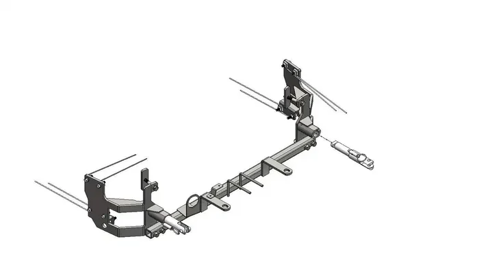 Blue Ox BX2673 Tow Bar Base Plate Incl. Removable Attachment Tabs Install Rating 5.