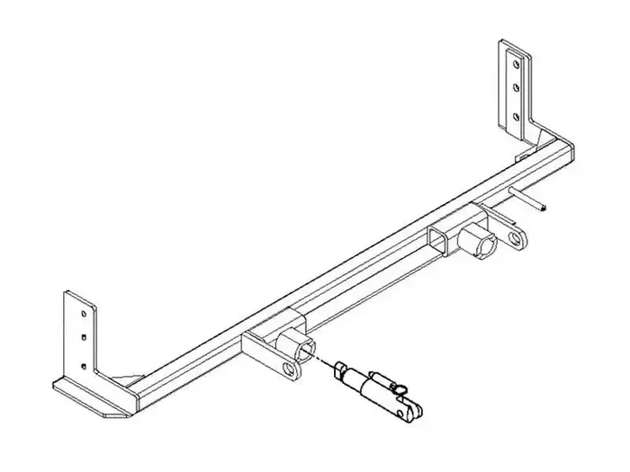 Blue Ox BX3335 Tow Bar Base Plate Incl. Removable Attachment Tabs Install Rating 3.