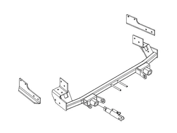 Blue Ox BX3778 Tow Bar Base Plate Incl. Removable Attachment Tabs Install Rating 3.5.