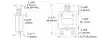 BLUE SEA 2135-BSS CIRCUIT BREAKER PUSH BUTTON ST 25A