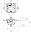BLUE SEA 7084-BSS CIRCUIT BREAKER BUS 285 PANEL 60 A