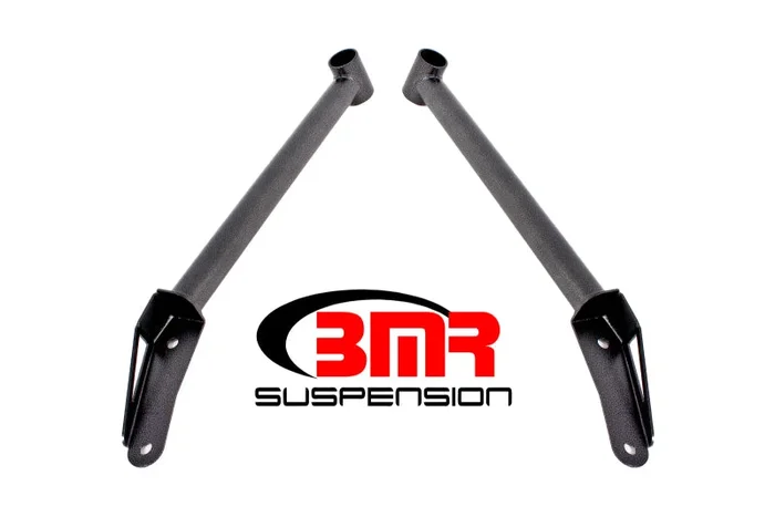 BMR 16-17 6th Gen Camaro Front Of Rear Cradle Brace – Black Hammertone