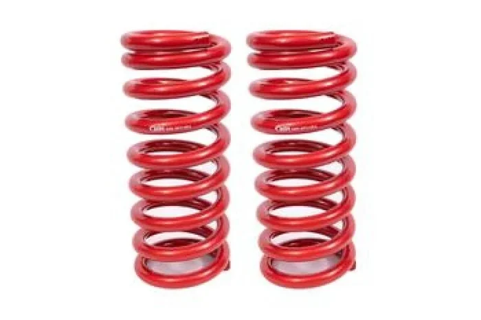 BMR 67-69 Chevrolet Camaro / Pontiac Firebird 3in Drop Small Block Front Lowering Springs – Red
