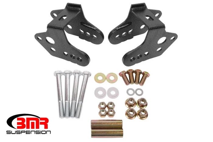 BMR 79-04 Ford Mustang Control Arm Relocation Bracket – Black Hammertone