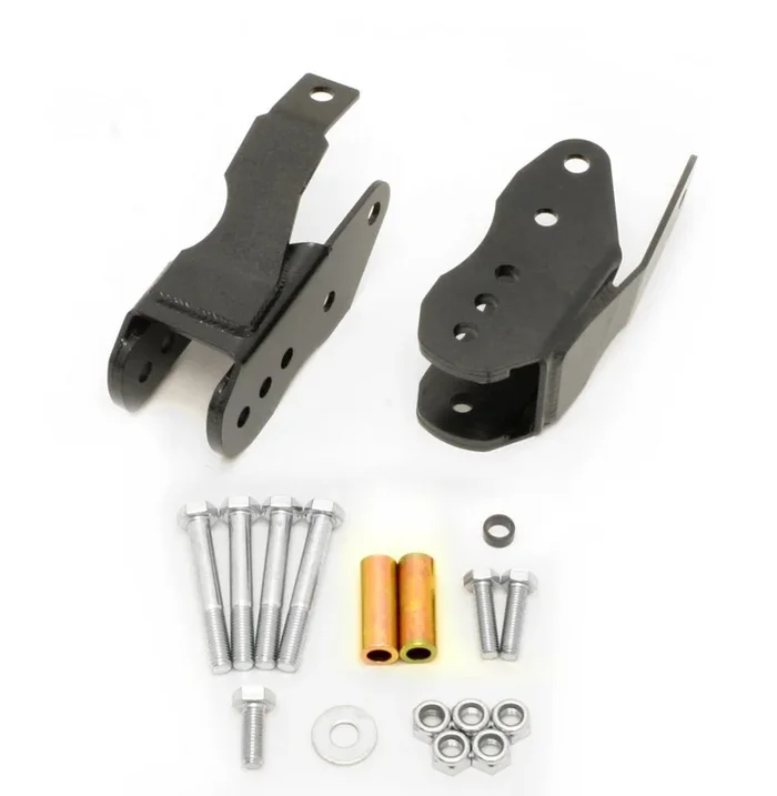 BMR Bolt-on Control Arm Relocation Brackets Ford Mustang S197 (05-14) Black Hammertone or Red
