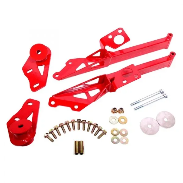 BMR IRS Subframe Support Brace System Ford Mustang S550 (15-20) Red or Black