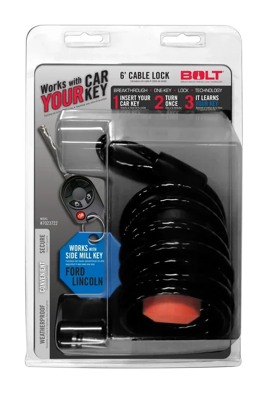 BOLT 7023722 6FT. CABLE LOCK FORD SIDE CUT