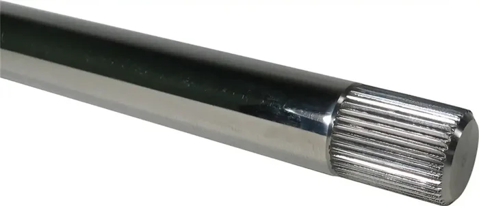 Borgeson 429207 Steering Shaft 3/4-36 Splined Polished Stainless 7in. Long 7/8 Spline Length