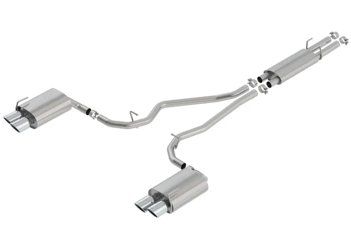 Borla 2020 Ford Explorer ST 3.0L V6 2.25in S-type Exhaust – Chrome Tips