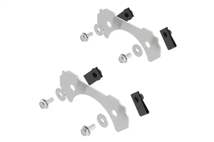 Borla 60581 – CrateMuffler? Endplate Bracket Kit Bolts To Of CrateMuffler.