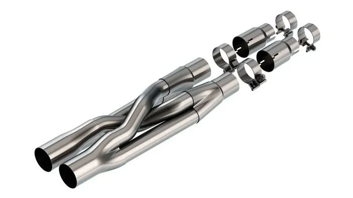 Borla 60715 – Connection Pipes SwitchFire(tm) X-Pipe 18-22 Ford Mustang
