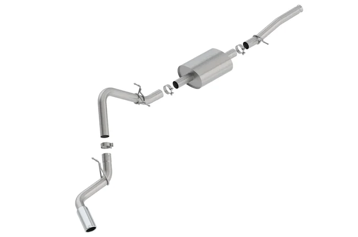 Borla Cat-Back Exhaust System – S-Type | 2017-2020 Chevrolet Silverado 1500 Standard Cab Pickup 5.3L (140805)