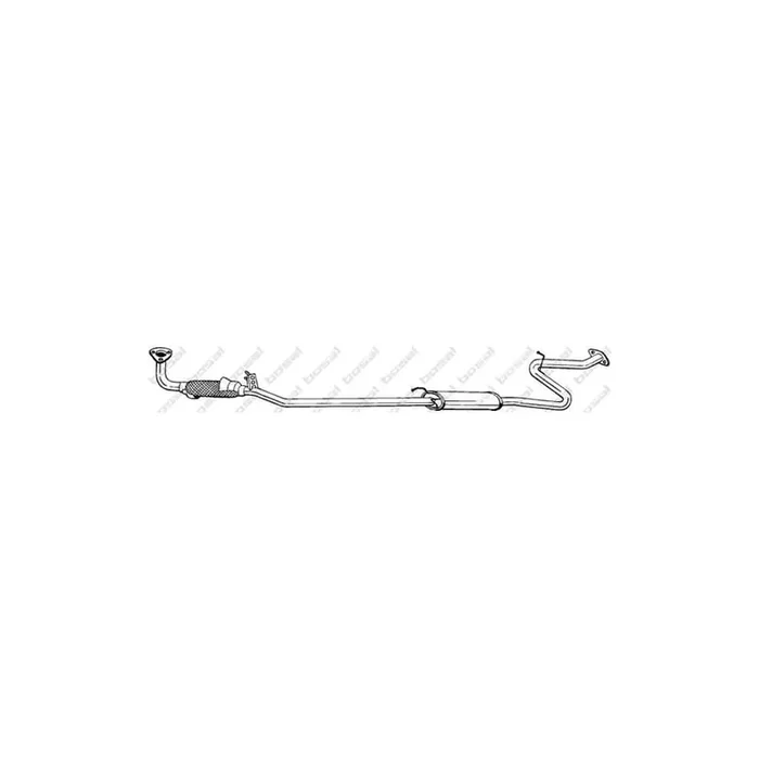 Bosal 294-723 Front Silencer for Daihatsu Charade