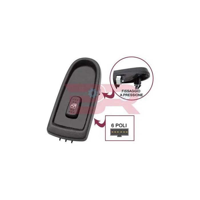 Botto Ricambi Brel0479 Window Switch for Iveco Daily