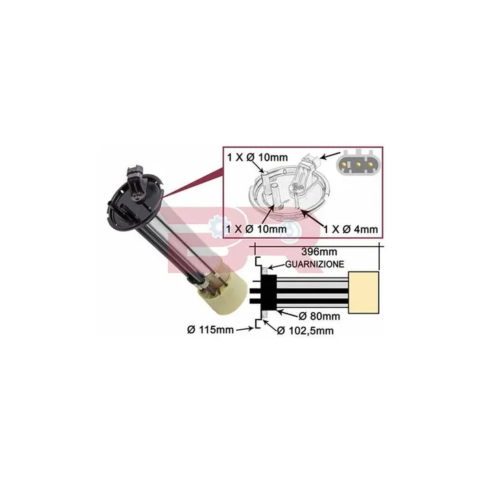 Botto Ricambi Brm5433 Fuel Level Sensor