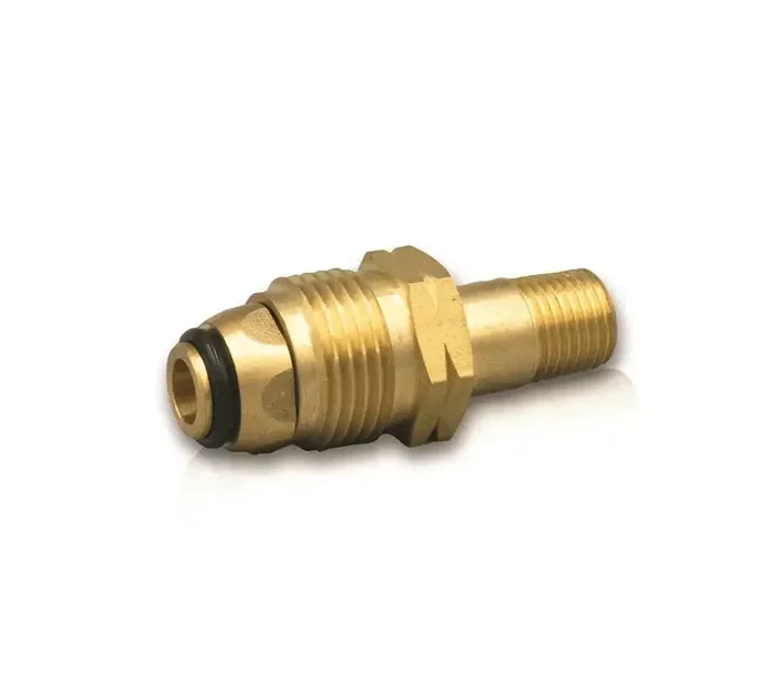 BRASS FITTING EXCESS FLOW POL ADAP