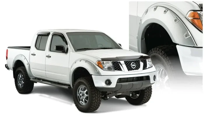 Bushwacker 06-14 Nissan Frontier Styleside Boss Pocket Style Flares 4pc 58.6in Bed – Black