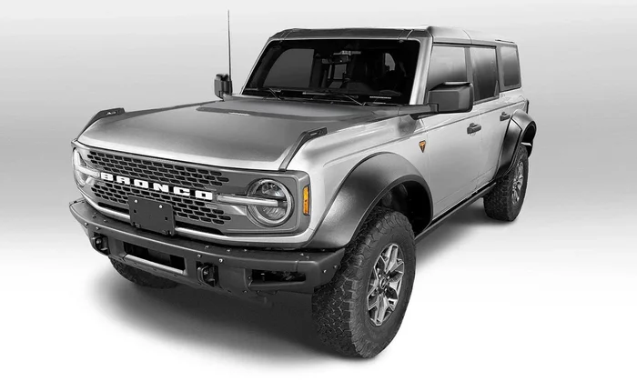 Bushwacker 20961-02 Extend-A-Fender Flares Black Smooth Finish 4-Piece Set