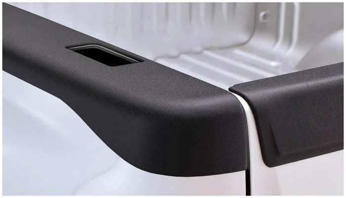 Bushwacker 48520 – Ultimate SmoothBack, Bed Rail Cap OE Matte Black w/Stake Pocket