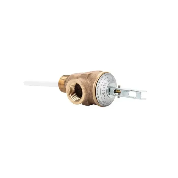 Camco 10421 Camco 10421 Water Heater Pressure Relief Valve Factory Set At 150 PSI 1/2 Inch NPT Thread 4 Probe Length