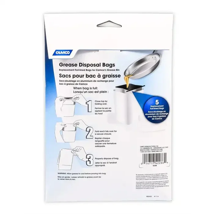 CAMCO 42286 GREASE STORAGE CONTAINER REPLACEMEN